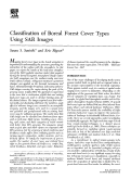 Cover page: Classification of boreal forest cover types using SAR images