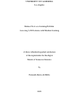 Cover page: Balance Tests as a Learning Problem: Assessing 3,000 Lotteries with Machine Learning