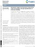 Cover page: Mechanistic insight into biopolymer induced iron oxide mineralization through quantification of molecular bonding