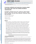 Cover page: Increasing coordination and responsivity of emotion-related brain regions with a heart rate variability biofeedback randomized trial.