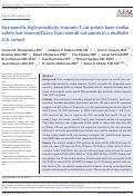 Cover page: Sex‐specific high‐sensitivity troponin T cut‐points have similar safety but lower efficacy than overall cut‐points in a multisite U.S. cohort