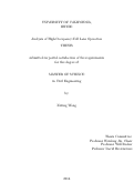 Cover page: Analysis of High-Occupancy-Toll Lane Operation