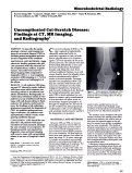 Cover page: Uncomplicated cat-scratch disease: findings at CT, MR imaging, and radiography.