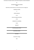 Cover page: The Influence of Teacher Practices and Student Perceptions on Student Motivation