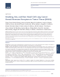 Cover page: Smoking, Sex, and Non–Small Cell Lung Cancer: Steroid Hormone Receptors in Tumor Tissue (S0424)