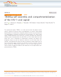 Cover page: TRIM5α self-assembly and compartmentalization of the HIV-1 viral capsid