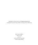 Cover page: THE IMPACT OF DACA ON UNAUTHORIZED IMMIGRANTS:Analyzing Heterogeneous Treatment Effects of Temporary Work Authorization