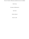 Cover page of Review of Literature: Effectiveness and ethical concerns of AI chatbots