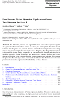 Cover page: Free Bosonic Vertex Operator Algebras on Genus Two Riemann Surfaces I
