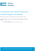 Cover page of Crossing the Line: Human Disease and Climate Change Across Borders