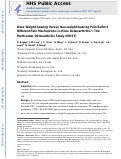 Cover page: Does weight-bearing versus non-weight-bearing pain reflect different pain mechanisms in knee osteoarthritis?: the Multicenter Osteoarthritis Study (MOST)