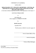 Cover page: Media Framing Of U.S. Health Care Reform: A New Era Or Reinforcing Dominant Ideologies Of Health And The Health Care System?