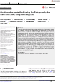Cover page of An alternative pocket for binding the N‐degrons by the UBR1 and UBR2 ubiquitin E3 ligases