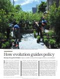 Cover page: How evolutionary theory guides policy