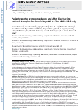 Cover page: Patient-reported symptoms during and after direct-acting antiviral therapies for chronic hepatitis C: The PROP UP study