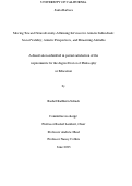 Cover page: Moving Toward Neurodiversity-Affirming Services for Autistic Individuals: Social Validity, Autistic Perspectives, and Measuring Attitudes