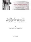 Cover page: Racial Transformation and the Changing Nature of Segregation