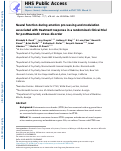 Cover page: Neural function during emotion processing and modulation associated with treatment response in a randomized clinical trial for posttraumatic stress disorder