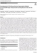 Cover page: Development of U-Net Breast Density Segmentation Method for Fat-Sat MR Images Using Transfer Learning Based on Non-Fat-Sat Model