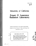 Cover page: PHASE CONTOURS OF COLLISION AMPLITUDES