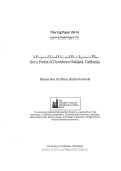 Cover page: A Proposed Land Use and Development Plan for a Portion of Downtown Oakland, California