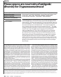 Cover page: Tissue spaces are reservoirs of antigenic diversity for Trypanosoma brucei.