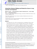 Cover page: Interactions between wild-type and mutant Ras genes in lung and skin carcinogenesis.