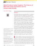 Cover page: Dilute Povidone-Iodine Irrigation: The Science of Molecular Iodine (I2) Kinetics and Its Antimicrobial Activity.