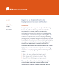 Cover page of Inquiry as an Essential Practice for Equity-Centered Leaders and Teachers