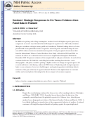 Cover page: Smokers' Strategic Responses to Sin Taxes: Evidence from Panel Data in Thailand