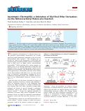 Cover page: Asymmetric Electrophilic α‑Amination of Silyl Enol Ether Derivatives via the Nitrosocarbonyl Hetero-ene Reaction