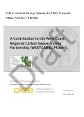 Cover page of A Contribution to the West Coast Regional Carbon Sequestration Partnership (WESTCARB), Phase II