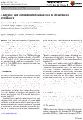 Cover page: Cherenkov and scintillation light separation in organic liquid scintillators