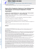 Cover page: Impact of Prior Treatment on Remission of Late-Life Depression with Venlafaxine and Subsequent Aripiprazole or Placebo Augmentation