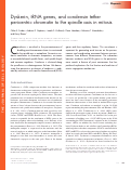 Cover page: Dyskerin, tRNA genes, and condensin tether pericentric chromatin to the spindle axis in mitosis