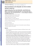 Cover page: Physical performance and radiographic and clinical vertebral fractures in older men.