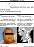 Cover page: Descending Necrotizing Mediastinitis in an Infant