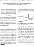 Cover page: Visual Attention and the Semantics of Space: Evidence for Two Forms of Symbolic Control