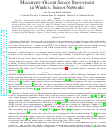 Cover page: Movement-efficient Sensor Deployment in Wireless Sensor Networks
