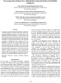 Cover page: Processing Time Evidence for a Default-Interventionist Model of Probability Judgments