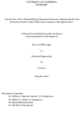 Cover page: Autonomous and Coordinated Energy Management Systems: Implementing On-Line Prediction, Electric Vehicle Time Series Analysis to Microgrid Control