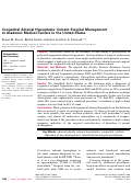 Cover page: Congenital Adrenal Hyperplasia: Current Surgical Management at Academic Medical Centers in the United States