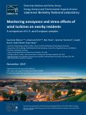 Cover page: Monitoring annoyance and stress effects of wind turbines on nearby residents: A comparison of U.S. and European samples