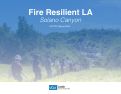Cover page of Fire Resilient LA: Solano Canyon