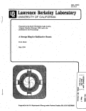 Cover page: A Storage Ring for Radioactive Beams