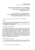 Cover page: Emergenze floristiche e caratteristiche vegetazionali dei calanchi della Val Marecchia