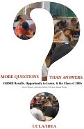 Cover page of MORE QUESTIONS THAN ANSWERS: CAHSEE Results, Opportunity to Learn, &amp; the Class of 2006