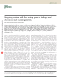 Cover page: Mapping autism risk loci using genetic linkage and chromosomal rearrangements