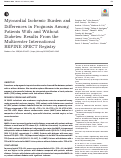 Cover page: Myocardial Ischemic Burden and Differences in Prognosis Among Patients With and Without Diabetes: Results From the Multicenter International REFINE SPECT Registry