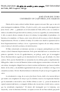 Cover page: Osorio, José Jesús. El oficio de escribir y otros ensayos. Cali: Universidad del Valle, 2013. Impreso. 246 pp.